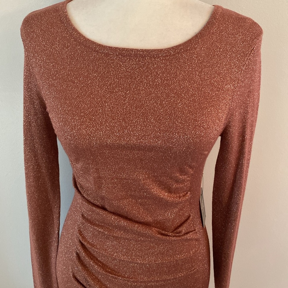 Express NWT sparkle ranched side dress small - Picture 2 of 9